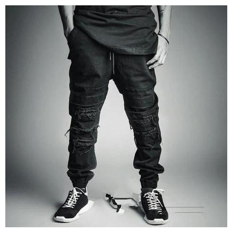 Urban Black Joggers-Casual Pants-Fashion Room Shop-PLATINUM REXZ-PREXZ