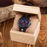 PREXZ Luxury Watch | Stylish Handmade Wooden Quartz ⌚