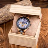 PREXZ Luxury Watch | Stylish Handmade Wooden Quartz ⌚