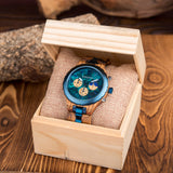 PREXZ Luxury Watch | Stylish Handmade Wooden Quartz ⌚