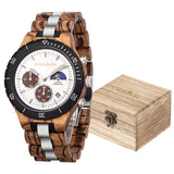 PREXZ Luxury Watch | Stylish Handmade Wooden Quartz ⌚