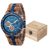 PREXZ Luxury Watch | Stylish Handmade Wooden Quartz ⌚