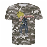 Vegeta Hip Hop Dab T-shirt-T-Shirts-TINGHON Apparel Store-PLATINUM REXZ-PREXZ