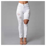 Women Pencil Denim-Jeans-DTzone Store-White-S-PLATINUM REXZ-PREXZ