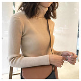 Women Slim Cashmere PREXZ Turtleneck-Pullovers-Shop5792824 Store-BEIGE KHAKI-S-PLATINUM REXZ-PREXZ