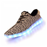 Women's Athletic LED Shoes-Women's Vulcanize Shoes-Attain promising Ltd.-PLATINUM REXZ-PREXZ