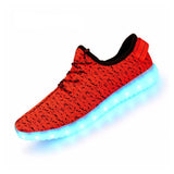 Women's Athletic LED Shoes-Women's Vulcanize Shoes-Attain promising Ltd.-PLATINUM REXZ-PREXZ