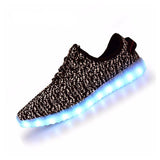 Women's Athletic LED Shoes-Women's Vulcanize Shoes-Attain promising Ltd.-PLATINUM REXZ-PREXZ