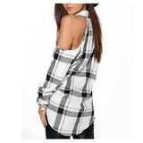 Women's Casual Long Sleeve-Blouses & Shirts-Romeo & Juliet Clothes Store-PLATINUM REXZ-PREXZ