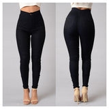 Women's Stretchy Pencil Pants-Pants & Capris-zanzea001 Store-Black-S-PLATINUM REXZ-PREXZ